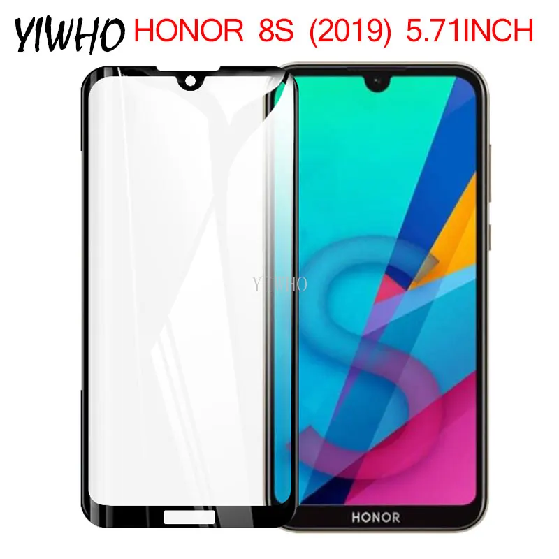 For Honor 8S Защитное стекло для Honor 7c 8s 8x 8c 7x 7a Pro, Защитная пленка для экрана, закаленное покрытие для huawei Honer Armor 7 A C X 8 A7 C7 X7 C8 X8 - Цвет: For Honor 8S