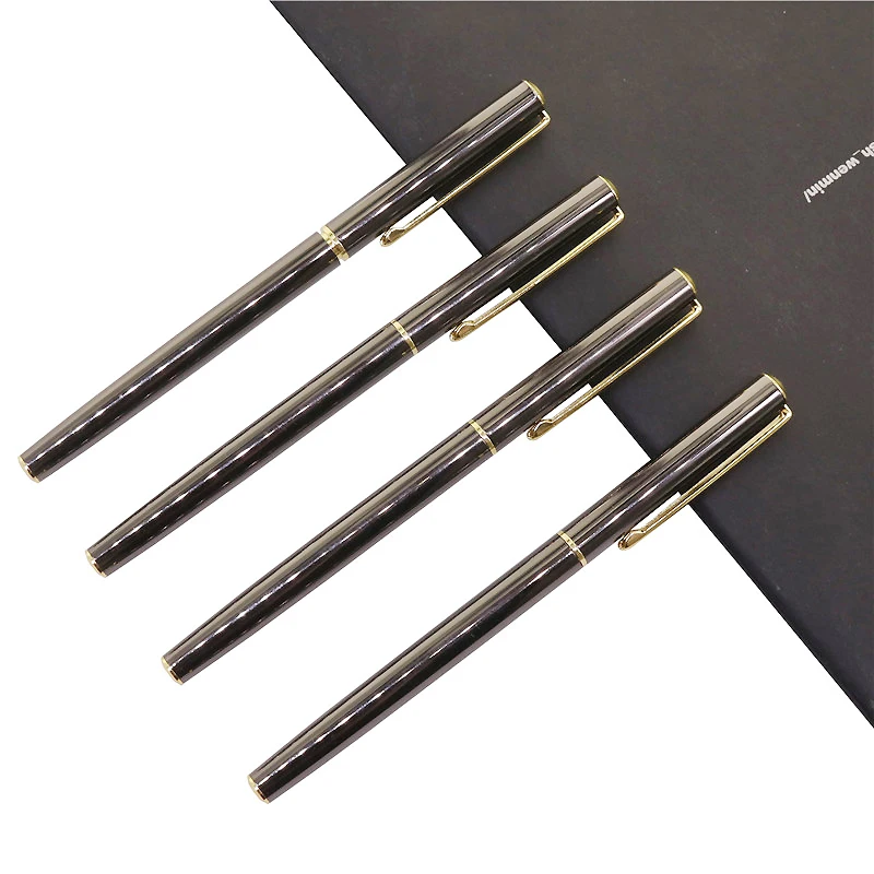 

Pure Metal 0.38mm Extra Fine Fountain Pen Fine Gift PenSstudent School Office Writing Pen Business Signature Pen
