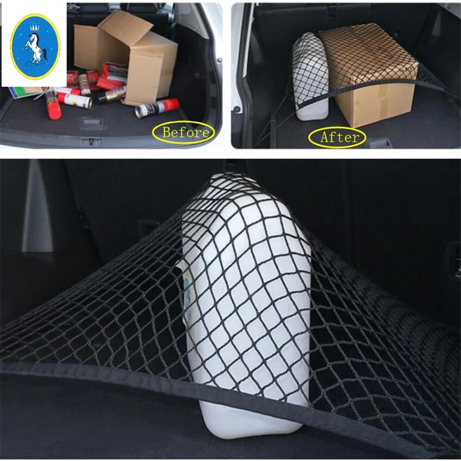 

Car Interior Accessories Trunk Rear Storage Cargo Luggage Elastic Mesh Net Holder Kit For Lexus RX200t RX450h 2016 - 2021
