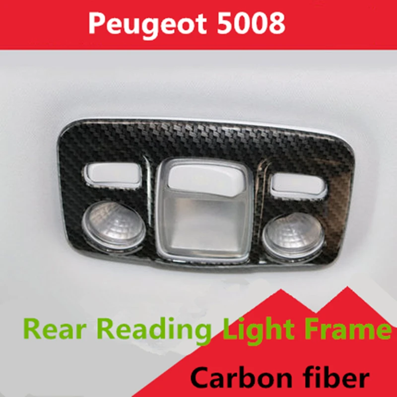 Передняя крышка лампы для чтения задняя рамка декоративный бокс Peugeot 5008 3008GT 2017 2018