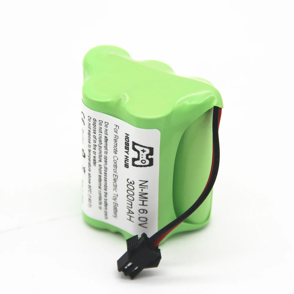 Аккумуляторная батарея Ni MH 6 0 V 3000mAH для rc автомобиля лодки грузовика поезда