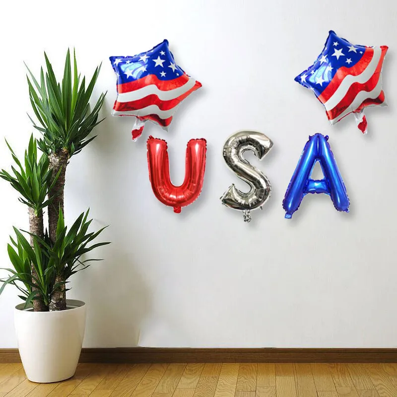Воздушные шары из алюминия для украшения Дня независимости | Дом и сад