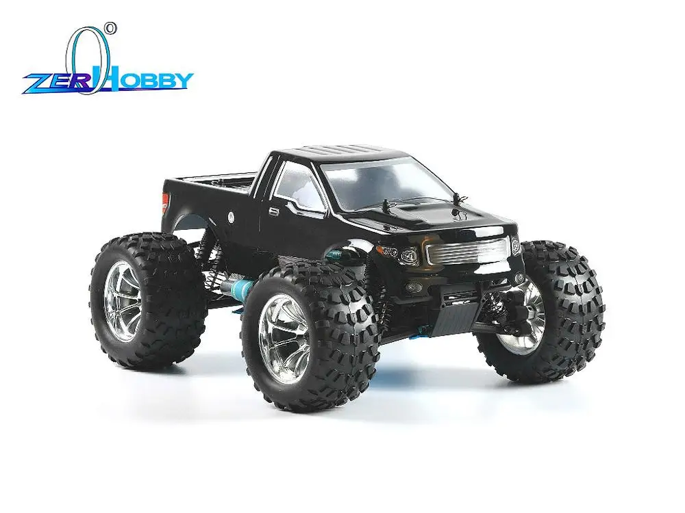 Rc автомобиль hsp 1/10 нитро бензин 4wd внедорожный монстр грузовик(пункт № 94188 - Цвет: black no starter