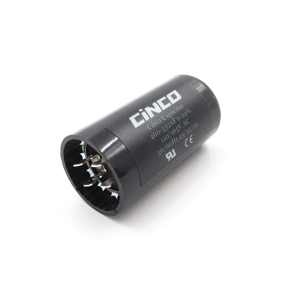 CD60 двигатель старт конденсаторы запуск 460-552 мкФ 110 в 125 165 В mfd mf компрессор HVAC