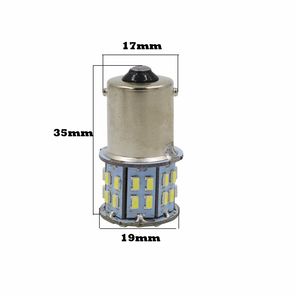 YSY 100 шт. 24 В Белый 3014 50 SMD Светодиодные лампы S25 1156 BA15S P21W автомобилей резервного