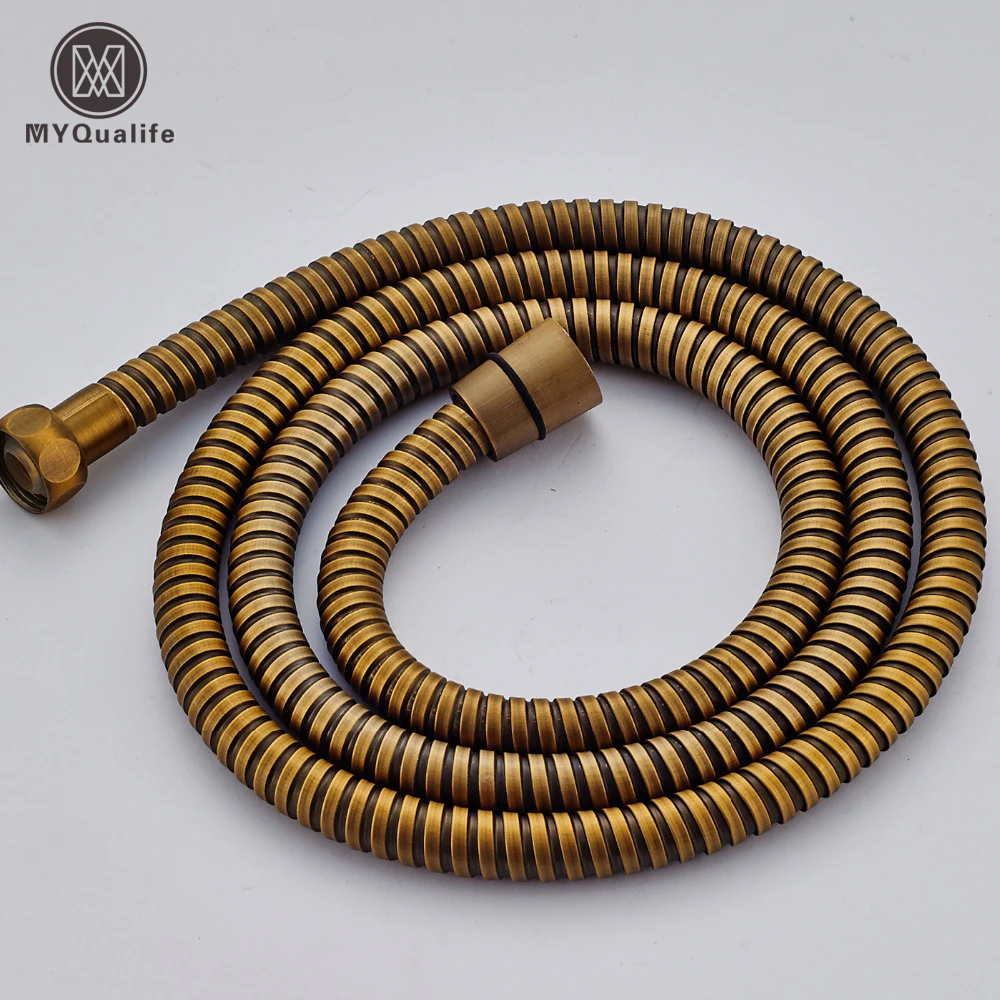 Бесплатная доставка шланг для душа 150 см из нержавеющей стали с латунной отделкой