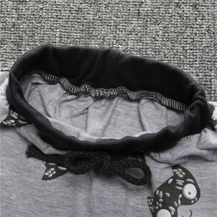 Футболка с коротким рукавом и штаны для мальчиков рисунком льва кота|t-shirts