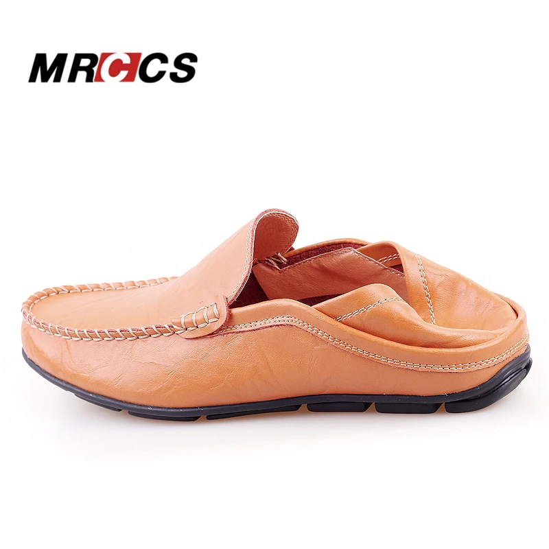 MRCCS/мягкие лоферы из натуральной кожи мужская повседневная обувь простой дизайн