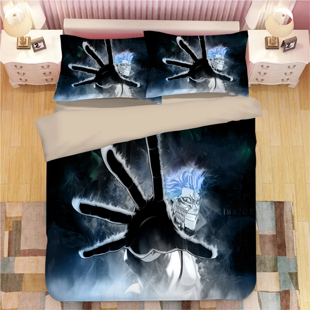 BLEACH Kurosaki Ichigo Комплект постельного белья, пододеяльник, наволочки, мультяшное аниме одеяло, Комплект постельного белья s, постельное белье, постельное белье(без простыни