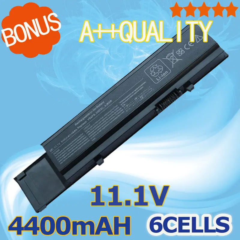 

4400mAh 6 Cells Laptop Battery for Dell Vostro 3400 3500 3700 0TXWRR 0TY3P4 312-0997 4JK6R 7FJ92