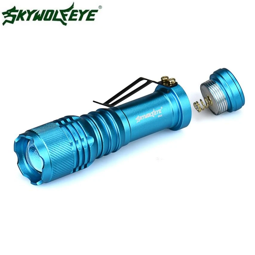 DC 27 Сияющий Лидер продаж Быстрая 6000LM CREE Q5 зарядное устройство для никель-кадмиевых или никель-металл-14500 3 режима масштабируемый светодиодный фонарик сверхъяркий фонарик