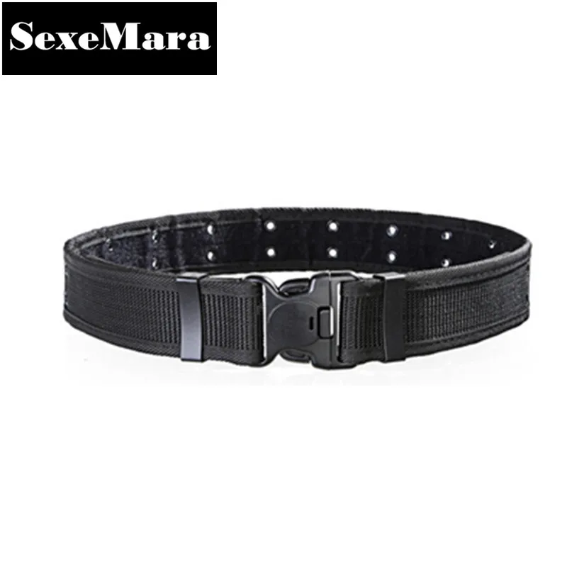 

Hot Sale Plastic Buckle Outdoor Woven Strap Men Canvas Belt Male Military Police Equipment Fashion Casual Elastic Belt F.98