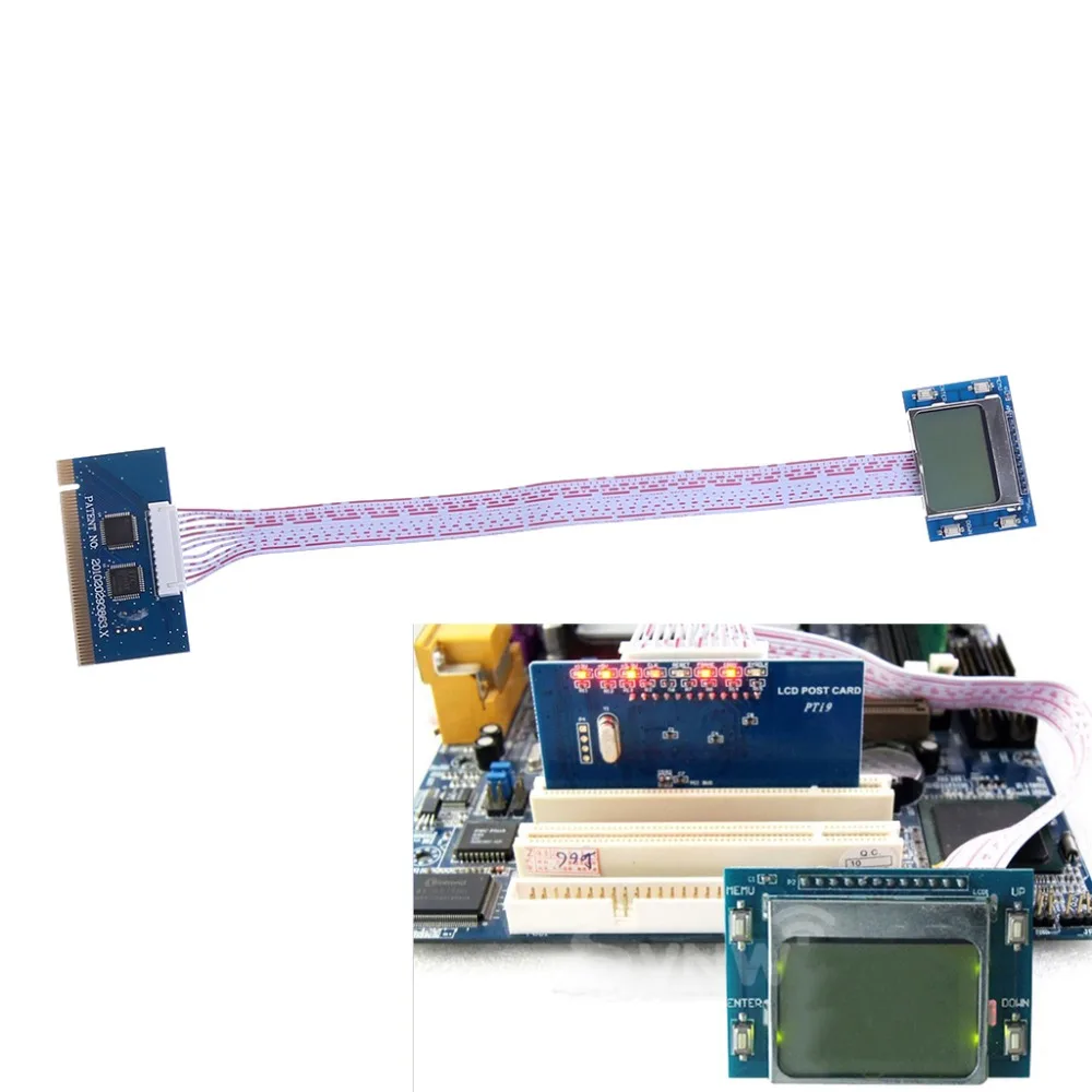 Диагностический тестер материнской платы PCI анализатор ЖК-дисплей Тестовая