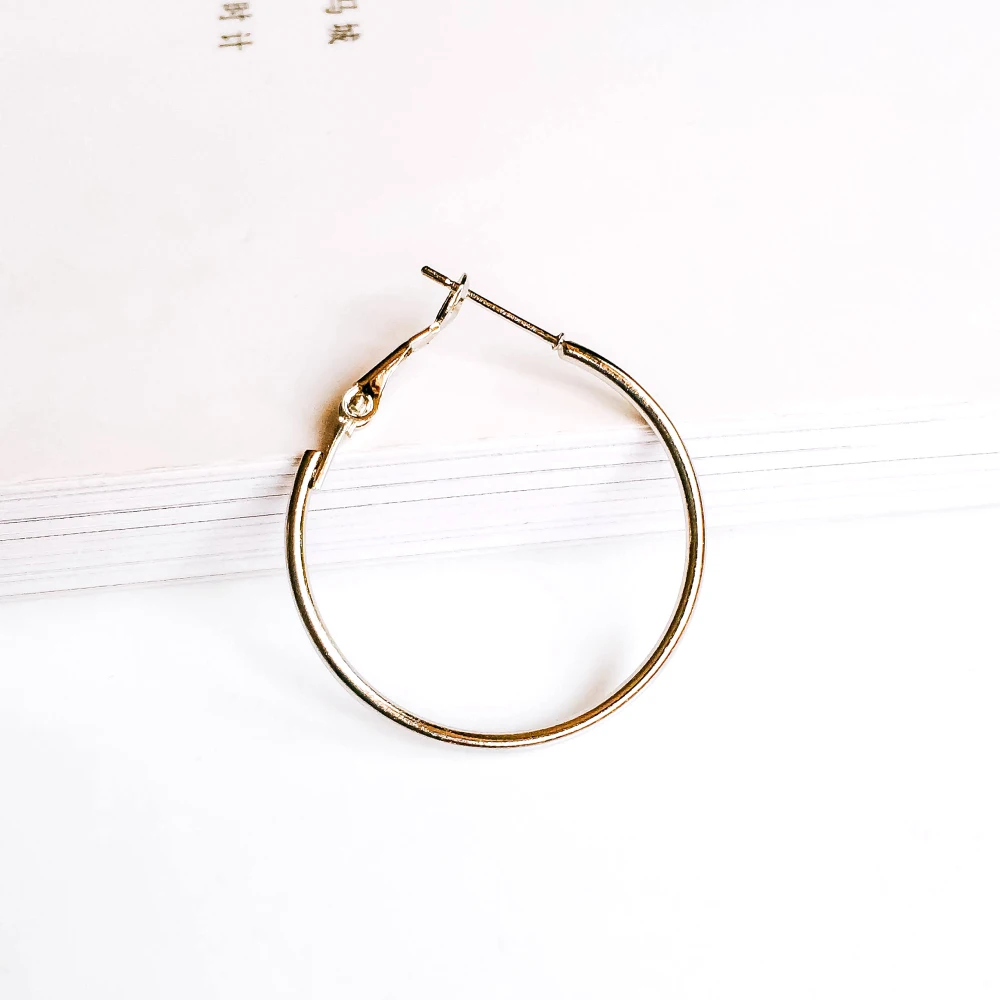 Сережки Крючки серебристого цвета с золотым покрытием для сережек аксессуары