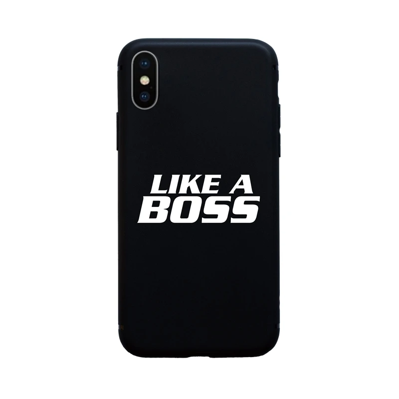 B Soft LIKAMid Классный мягкий чехол для телефона для iPhone 11Pro Max 7 8 Plus 6 6S Plus 5 SE X XS Max XR Phone MOM BOSS HONEY Cover Fundas Coque Shell - Цвет: B Soft LIKAMid