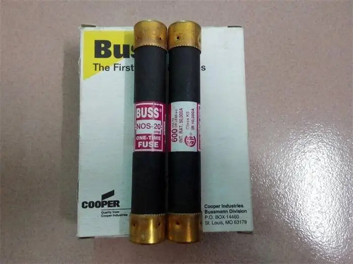 

NOS-20 ONE TIME fuse fuse 21X127 BUSS genuine 20A600V
