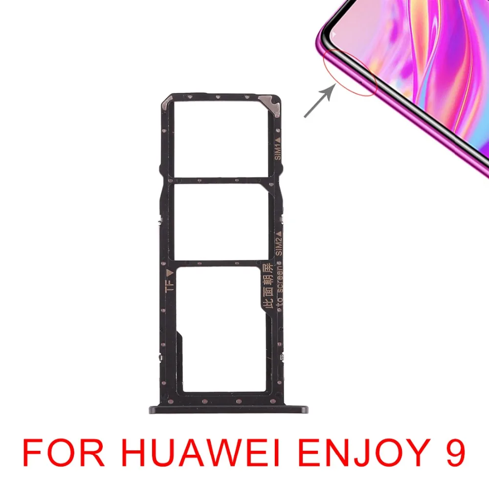 3 цвета для huawei 2 x sim-карты лоток/лоток для карт памяти Micro SD для huawei Honor 8X Max/Enjoy 9/mate 20 Запасные части для ремонта