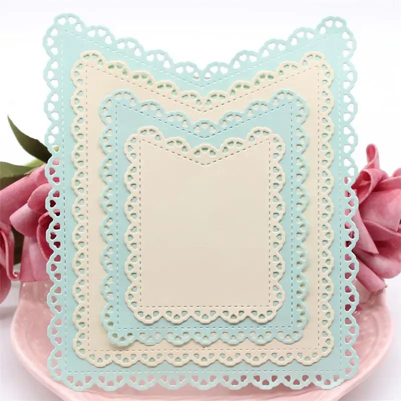 YPP ремесло металлические рамы набор углов режущие штампы трафареты для DIY