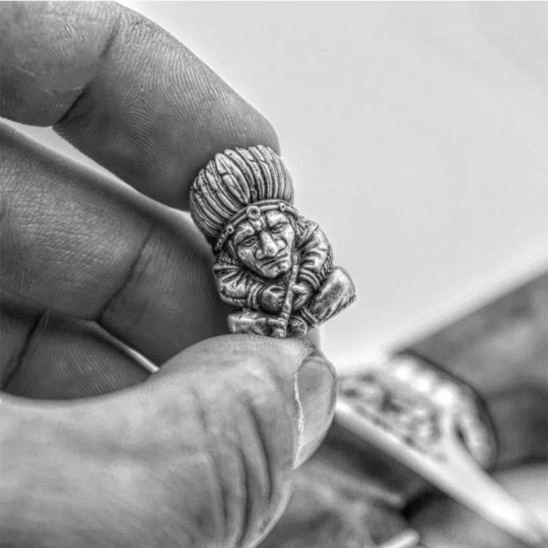 1 шт. индийский платок медный латунный нож бусины шнурок подвеска инструмент для