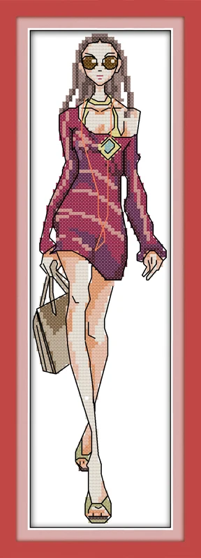 Показ мод (5) мультфильм Рукоделие вышивка крестиком наборы вышивки печатные