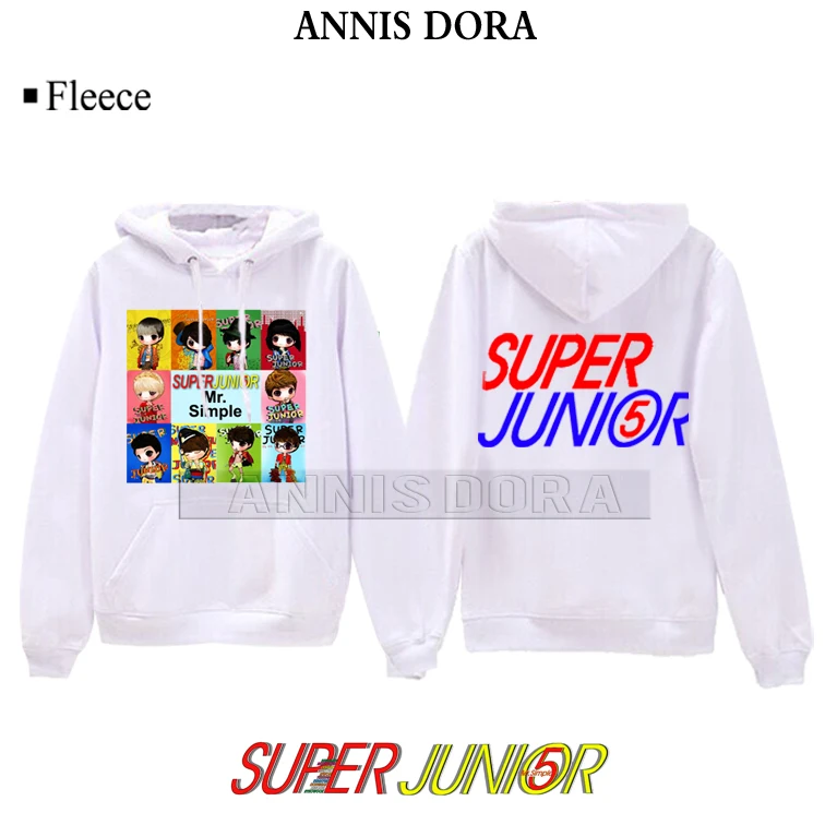 Super Junior SJ heechul Donghae Eunhyuk kyuhyun leeteuk 5TH Logo Hoodie|logo hoodie|hoodie hoodyhoodie logo |