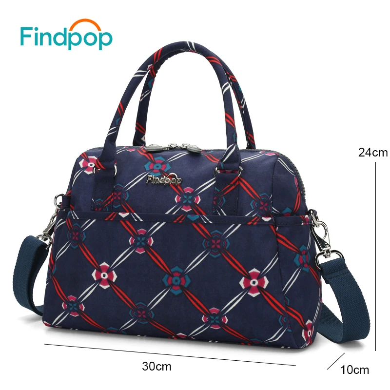 Findpop сумка на плечо с цветочным принтом для женщин 2018 модные повседневные сумки