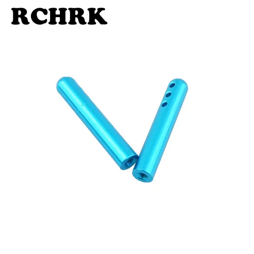 Алюминий 03009 Крышка батарейного отсека 103009 части для 1:10 RC автомобиля HSP 94103 94107 94111 94123 94170 - Цвет: Синий