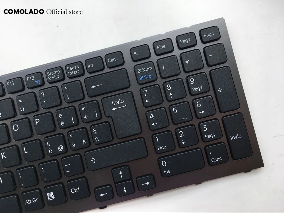 Итальянская Клавиатура для ноутбука Sony Vaio VPC F F119FC F12 F13 с рамкой|Клавиатуры замены|