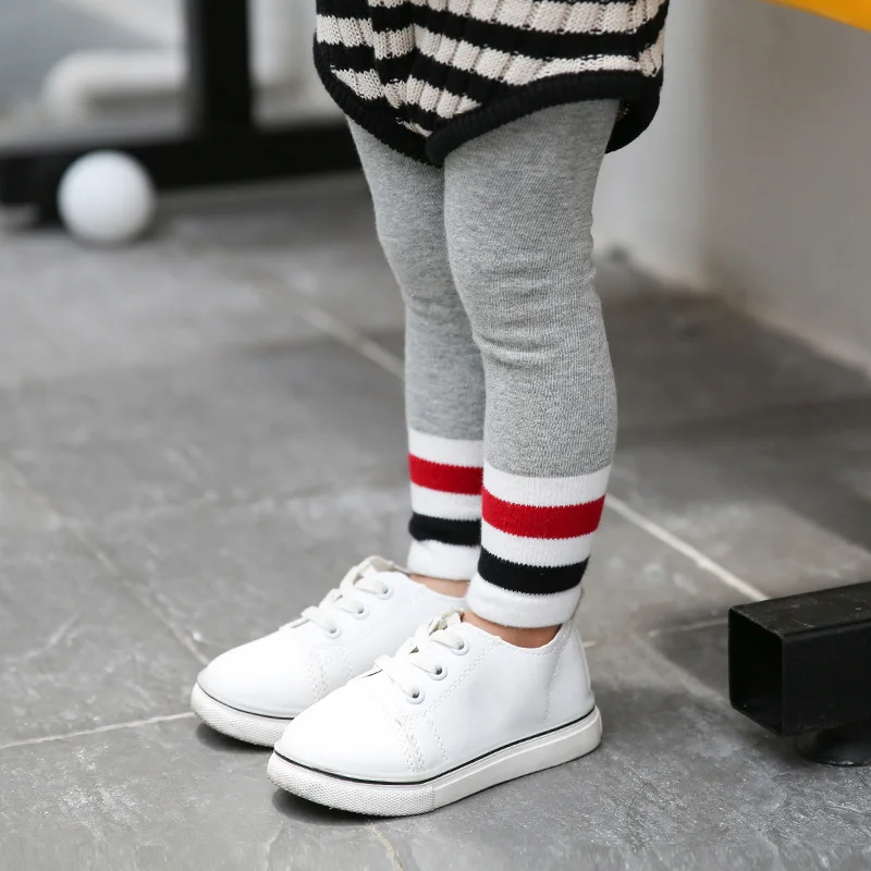 Колготки для девочек на весну осень 2019 Классические колготки в полоску маленьких