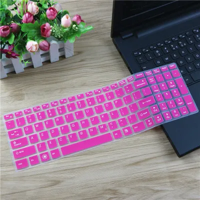 Rose Крышка клавиатуры силиконовая для lenovo IdeaPad Y580 Y570 Y570D Y500 Y510 Y510P Z580 Z560 Z565 Z570 Z575 ноутбук - Цвет: Rose