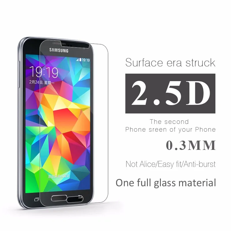 Baixin Защита экрана для Samsung Galaxy S5 мини закаленное стекло HD 9H S5mini G800 стеклянная