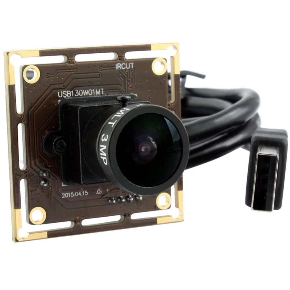 Модуль камеры ELP HD1.3 мегапиксельная AR0130 CMOS с низким освещением широкоугольная