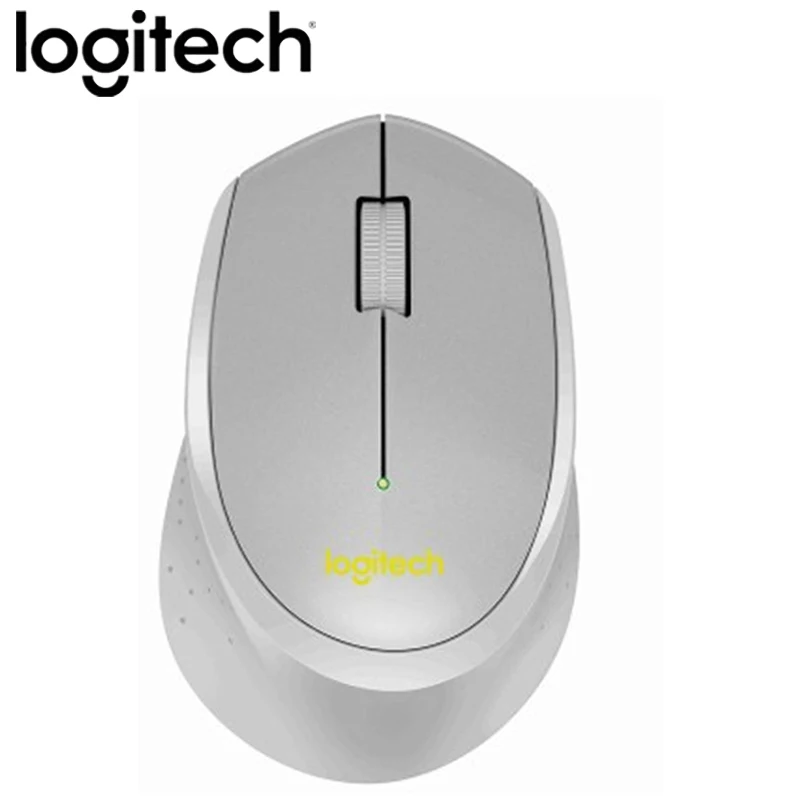 Оригинальная Бесшумная двухсторонняя роликовая беспроводная мышь Logitech M330 с