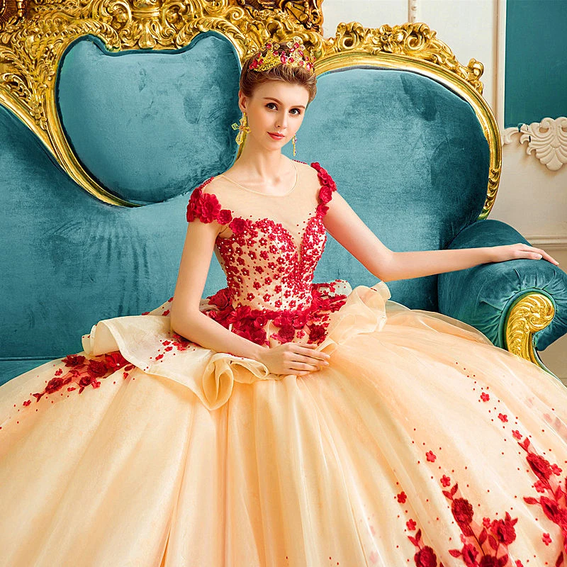 Роскошное вечернее платье принцессы с цветочным узором для девочек; Robe De Soiree; красивый детский костюм с бусинами; платье до пола в стиле Грейт Гэтсби;