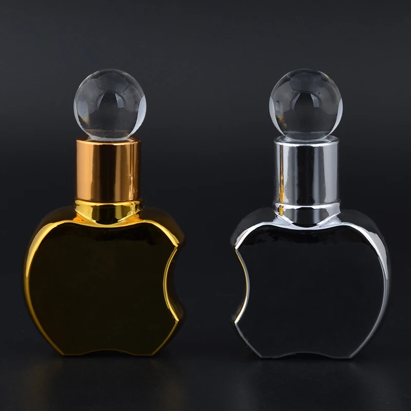 

MUB - Unique Apple 10ml Mini Perfume Refillable Bottle For Essential Oil High Quality UV Glass Dropper Bottles