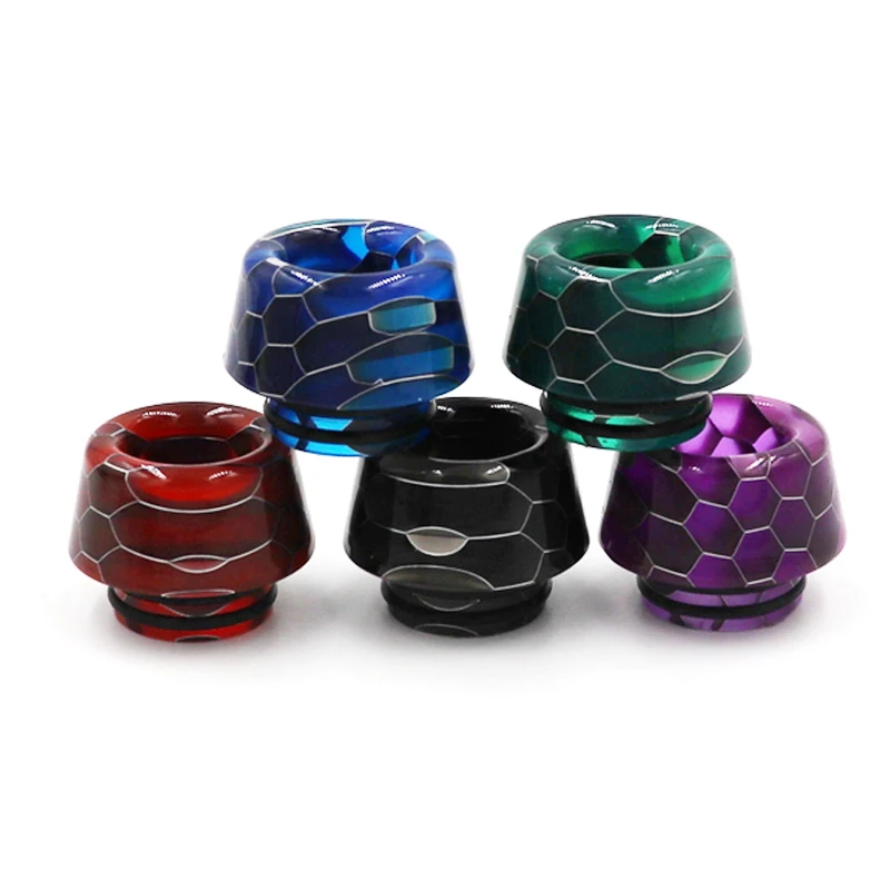 Аутентичные iwodevape Snake 810 капельные наконечники из смолы в форме гриба капельного