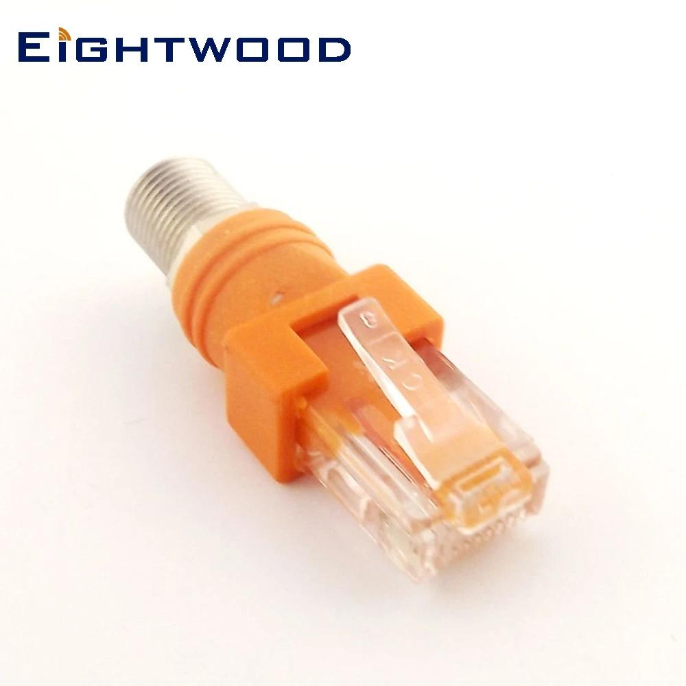 Eightwood 5 шт. F к RJ45 коаксиальный муфта РЧ разъем адаптера | Автомобили и мотоциклы