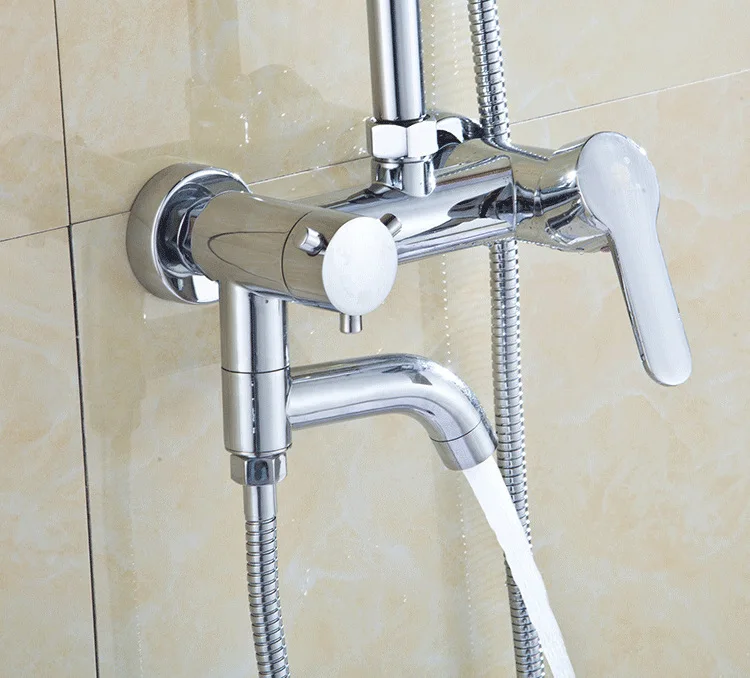 Бесплатная доставка оптовая продажа Твердый латунный Смеситель для ванной с