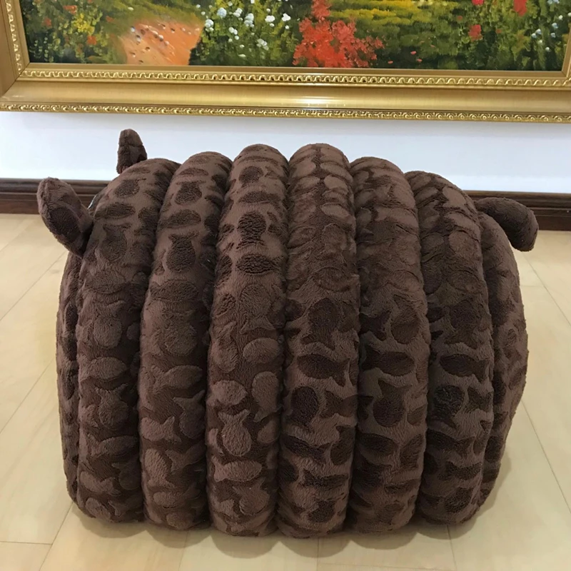 Зима осень теплый полузакрытый спальный мешок для кошек кровати маленьких собак