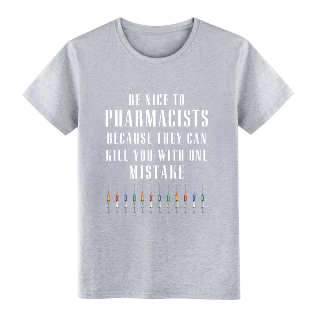 Мужская футболка с надписью Pharmacist-Be nice to Pharmacists потому что они c индивидуальная