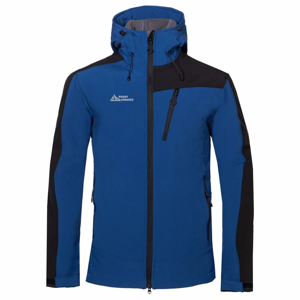 2019 New Style Men Hiking Jacket Windproof Water Repellent Softshell Fleece Male Autumn Spring Clothing Riding Climbing Coat | Спорт и