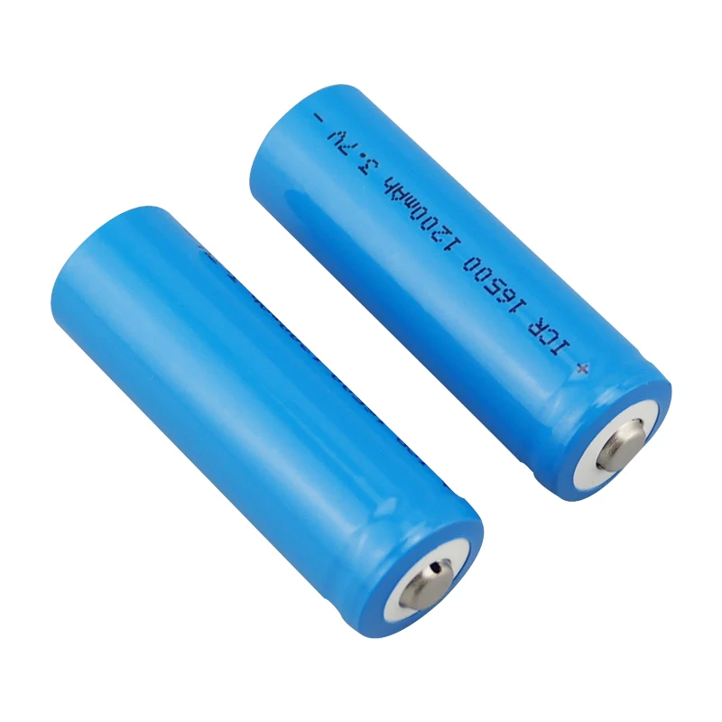 2018 высокое качество 16500 батарея 1200mah 3 7 V литий ионная аккумуляторная с кнопкой Топ