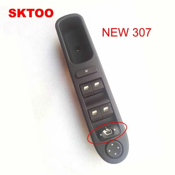 SKTOO переключатель управления окном для 2007 2015 Peugeot 307 307CC 307SW Автомобильный