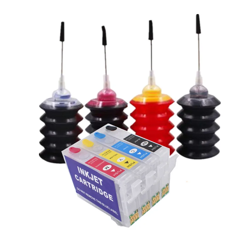 Refill ink kit for T1631 - T1634 cartridge EPSON workForce WF-2010W 2510WF 2520NF 2530WF 2540WF 2630WF 2650DWF printer |