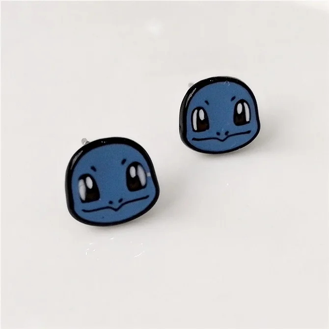 Серьги Pocket Monster, аниме, Pokemon go, Pokeball, Charmander, Snorlax, Chikorita, пирсинг, шпилька, ювелирные изделия для девочек, детей