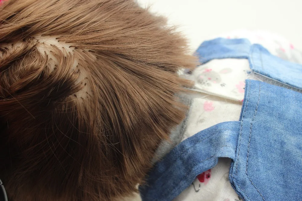 Кукла реборн Реалистичная из человеческих волос 22 мм с коричневыми глазами|gift bags