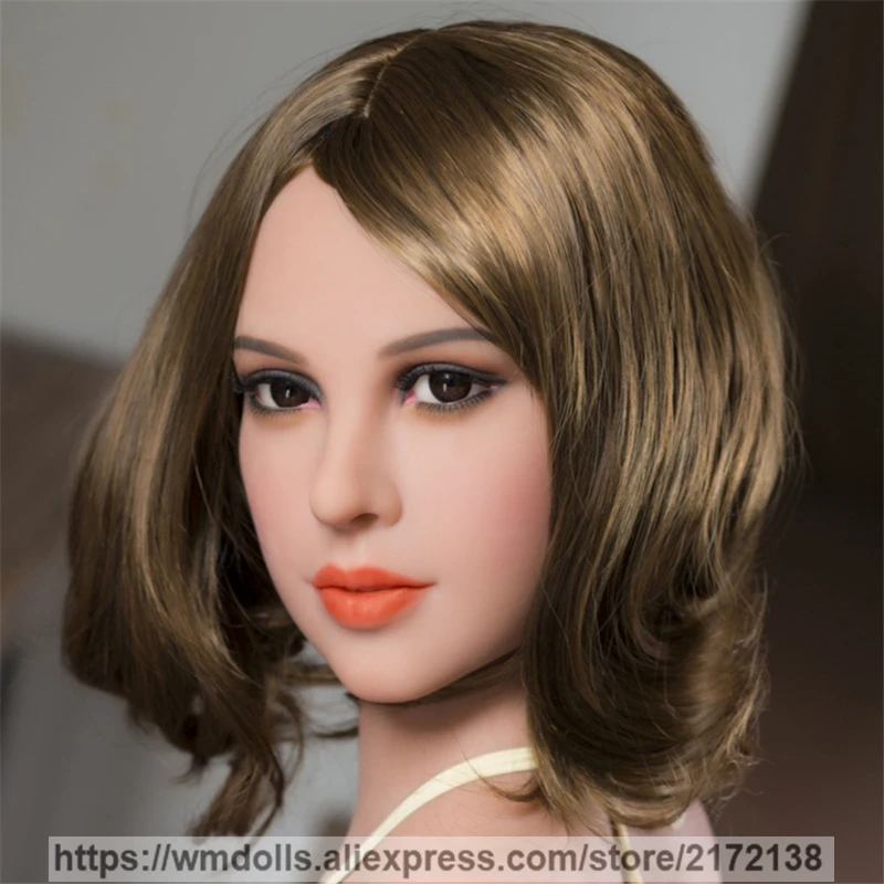 WMDOLL новые секс куклы голова настоящая силиконовая кукла для любви головы