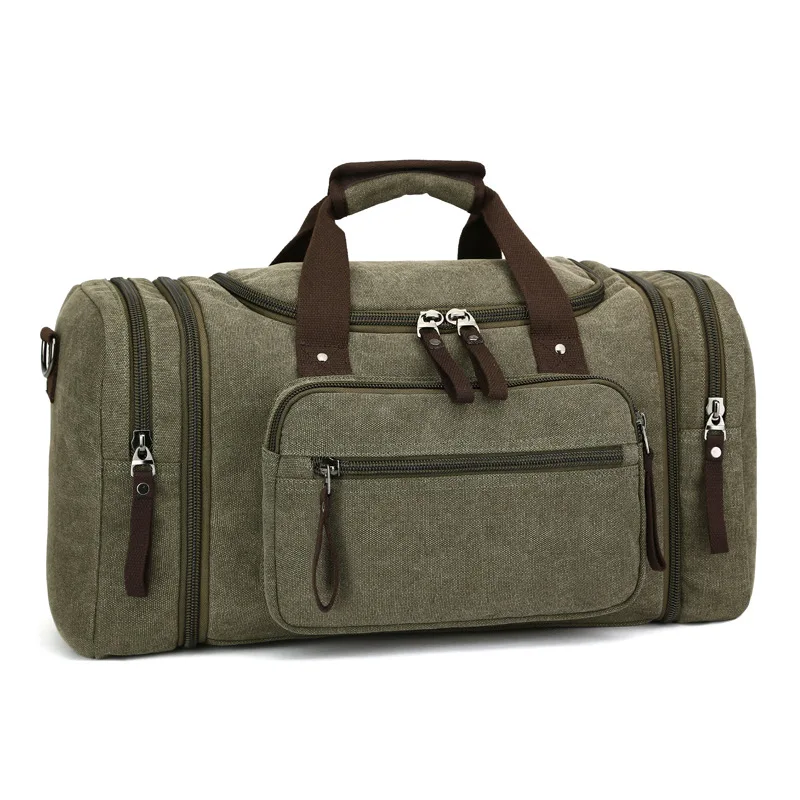 Men Travel Duffel Bag Bolsas de Viaje Organizadoras Large Canvas Luggage Packing Bag Floding Travel Shoulder Bag Bolso Hombre
