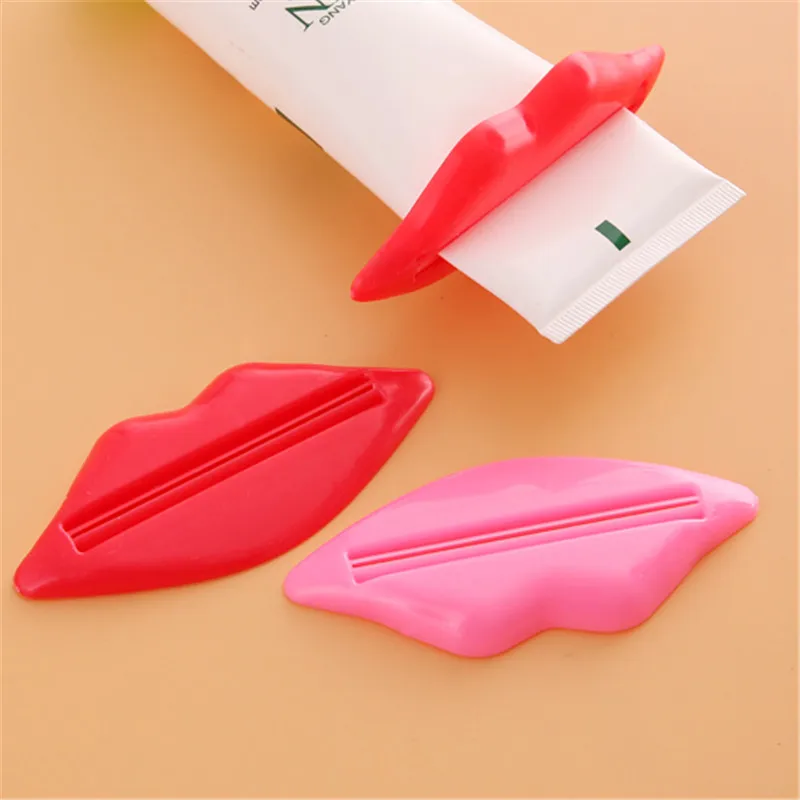 Модные пикантные губ поцелуй Зубные пасты соковыжималка трубки лица пены