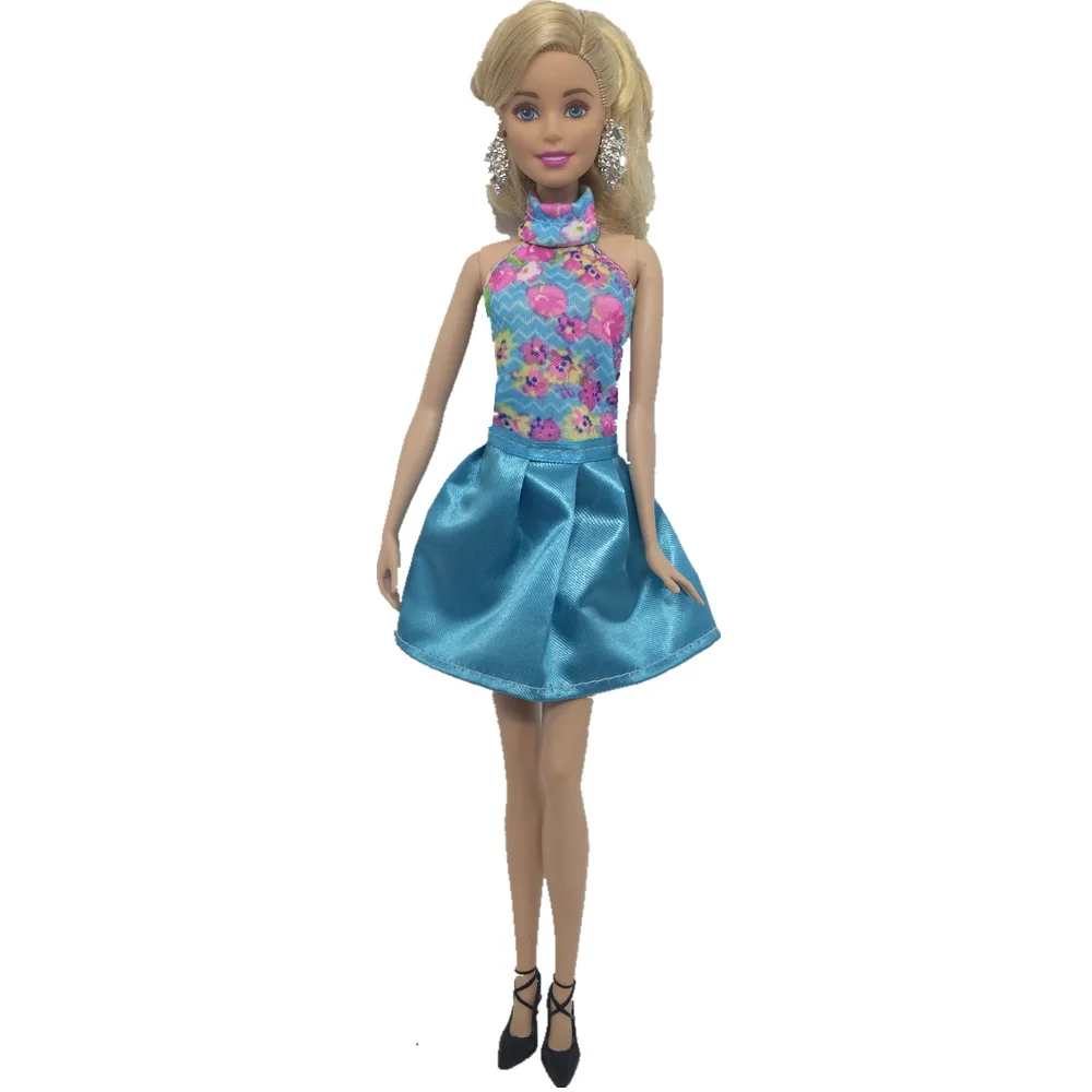 Супер красивая осенняя одежда NK 5 шт./лот модная повседневная для куклы Барби